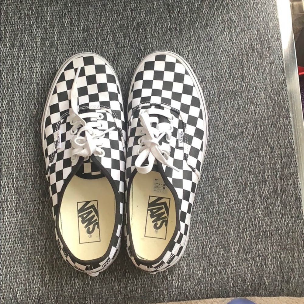 Checkered Vans